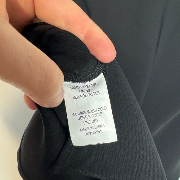 Amanda Uprichard Black V-Neck Top Puff sleeve XS - Picture 4 of 6